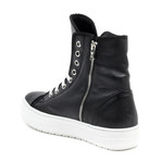 High Top Sneaker // Black (US: 10.5)