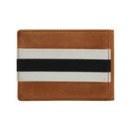 Zero 2 Slim Bi-Fold Wallet // Caramel Tan Leather