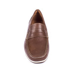 Banti Leather Moccasins // Brown (Euro: 39)