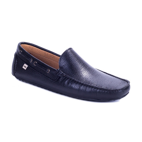 Boris Leather Moccasins // Blue II (Euro: 39)