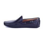 Boris Leather Moccasins // Blue II (Euro: 39)