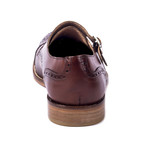 Caruma Leather Monkstrap // Mahogany (Euro: 43)