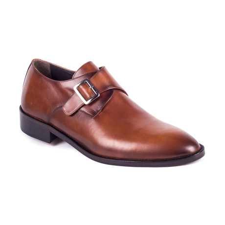 Desalio Leather Monkstrap // Light Brown (Euro: 39)