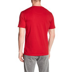 Crew Neck Solid T-Shirt // Burgundy (S)