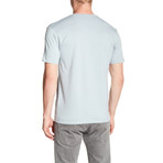 Crew Neck Solid T-Shirt // Dusty Blue (S)