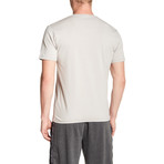 Crew Neck Solid T-Shirt // Khaki (S)