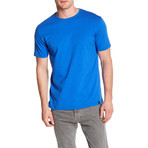 Crew Neck Solid T-Shirt // Royal (S)
