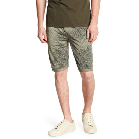 Printed Short // Olive (S)