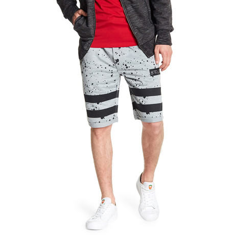 Splatter Paint Short // Grey (S)