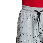 Splatter Paint Short // Grey (S)