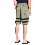 Splatter Paint Short // Olive (M)