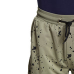 Splatter Paint Short // Olive (M)