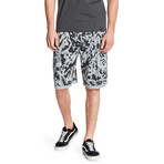 Camo Short With Side Pockets // Grey (L)