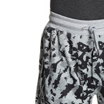 Camo Short With Side Pockets // Grey (L)