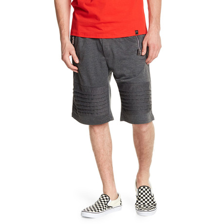 Zipper Pockets Solid Short // Dark Grey (S)