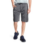 Solid Zipper Pockets Short // Dark Grey (S)