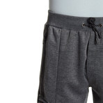 Solid Zipper Pockets Short // Dark Grey (S)