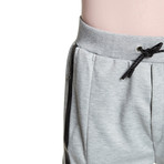 Solid Zipper Pockets Short // Grey (S)