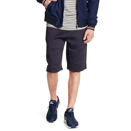 Modern Zipper Pockets Short // Navy (S)