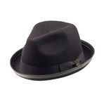 Stretch Fedora // Black (M)