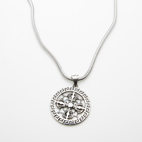 Dell Arte // Royal Medallion Pendant // Silver