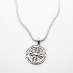 Dell Arte // Royal Medallion Pendant // Silver