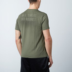 LIFT HEAVY FEAR NOTHING // Army Green (X-Large)