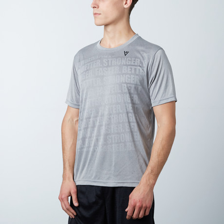 FASTER BETTER STRONGER // Heather Grey (Medium)