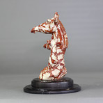 Jasper Hand Carved Giraffe Sculpture