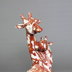 Jasper Hand Carved Giraffe Sculpture