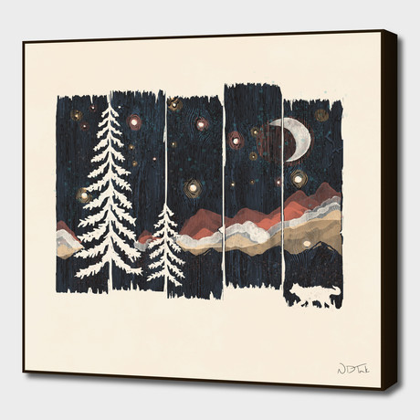 Starry Night in the Mountains… (16"W x 16"H x 1.5"D)