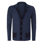 Pin High Cardigan // Navy Indigo (2XL)