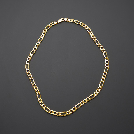 Thick Figaro Link Chain Necklace (22"L)