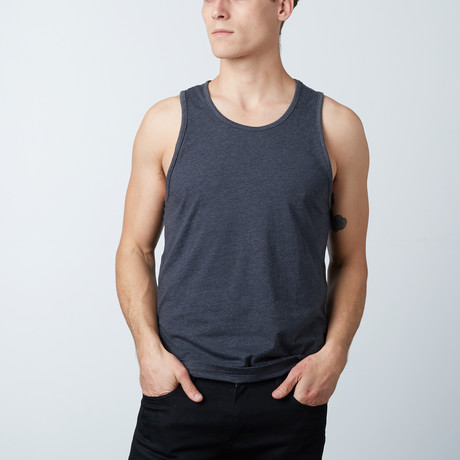 Ultra Soft Semi-Fitted Tank Top // Charcoal (S)