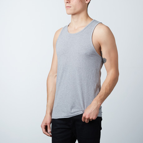 Ultra Soft Semi-Fitted Tank Top // Heather Gray (S)