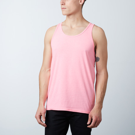 Ultra Soft Semi-Fitted Tank Top // Pink (S)