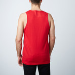 Ultra Soft Semi-Fitted Tank Top // Red (XL)