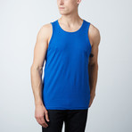 Ultra Soft Semi-Fitted Ringer Tank // Royal Blue (M)