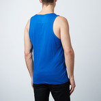 Ultra Soft Semi-Fitted Ringer Tank // Royal Blue (M)