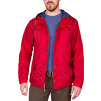 Gales Packable Wind Jacket // Red (L)