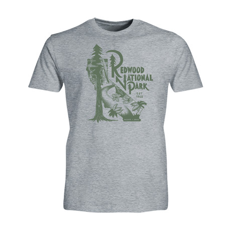 Redwood National Park Tee // Athletic Heather (S)
