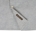 Burnside Short Sleeve Button Down Shirt // Light Blue (L)