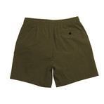Seaside Volley 6" Shorts // Dark Olive (XL)