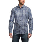 Reuben Woven Shirt // Blue (XL)
