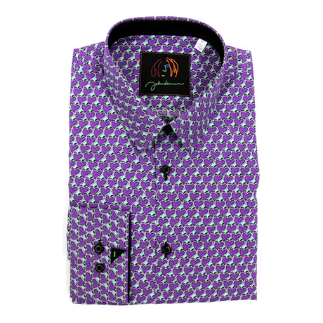 Joshua Woven Shirt // Purple (S)