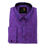 Marion Woven Shirt // Purple (M)