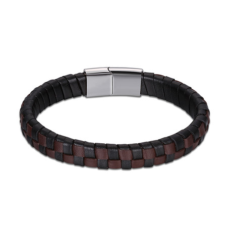 Interwoven Leather Bracelet