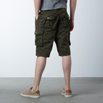 Twill Cargo Shorts // Olive (34)