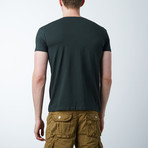 V-Notch T-Shirt // Olive (L)