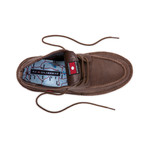 Mogado Hi Pullup Size // Brown + Yellow (US: 7)